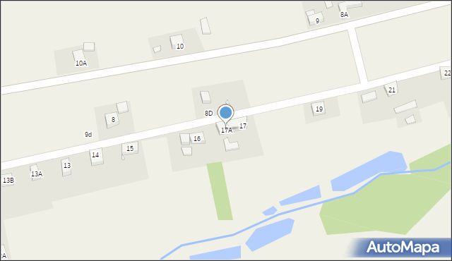 Radostów Średni, Radostów Średni, 17A, mapa Radostów Średni