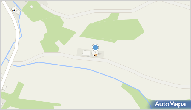 Radostów Średni, Radostów Średni, 48, mapa Radostów Średni