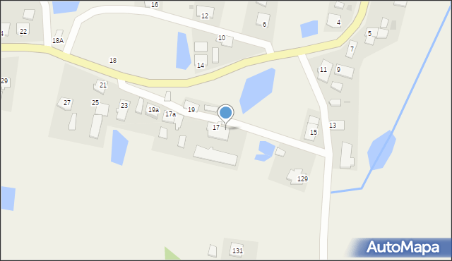 Radostowo, Radostowo, 17B, mapa Radostowo