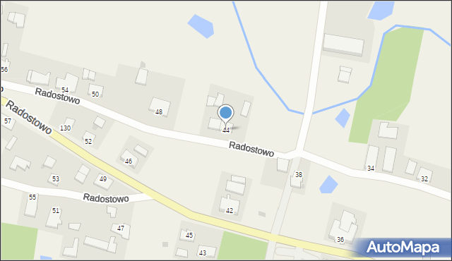 Radostowo, Radostowo, 44, mapa Radostowo
