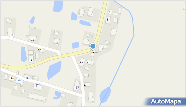 Radostowo, Radostowo, 7, mapa Radostowo