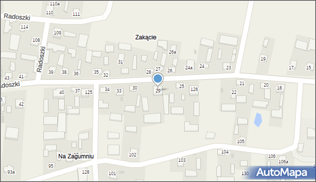 Radoszki, Radoszki, 29, mapa Radoszki