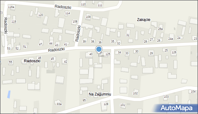 Radoszki, Radoszki, 37a, mapa Radoszki