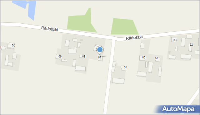 Radoszki, Radoszki, 67, mapa Radoszki