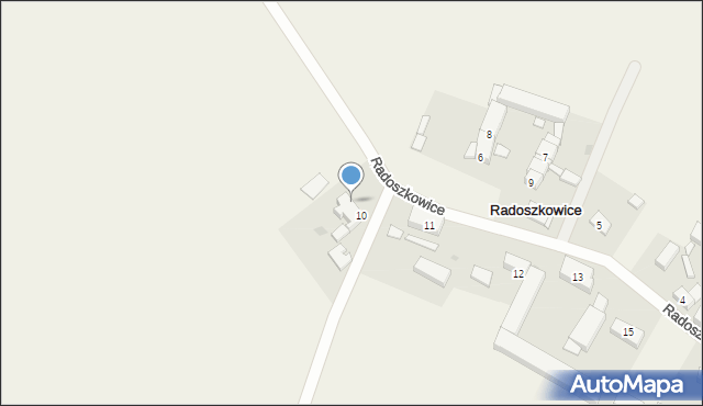 Radoszkowice, Radoszkowice, 16, mapa Radoszkowice