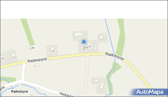 Radoszyce, Radoszyce, 12, mapa Radoszyce