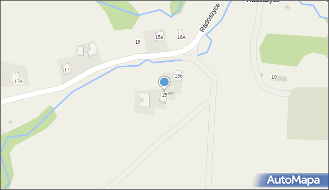 Radoszyce, Radoszyce, 15, mapa Radoszyce