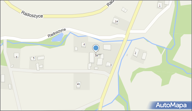 Radoszyce, Radoszyce, 3a, mapa Radoszyce
