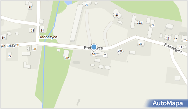 Radoszyce, Radoszyce, 26b, mapa Radoszyce