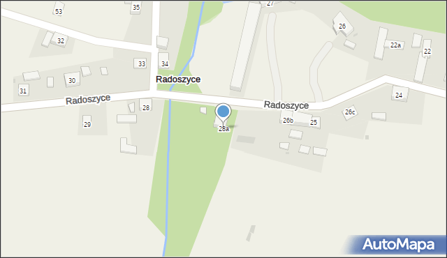 Radoszyce, Radoszyce, 28a, mapa Radoszyce