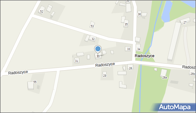 Radoszyce, Radoszyce, 30, mapa Radoszyce