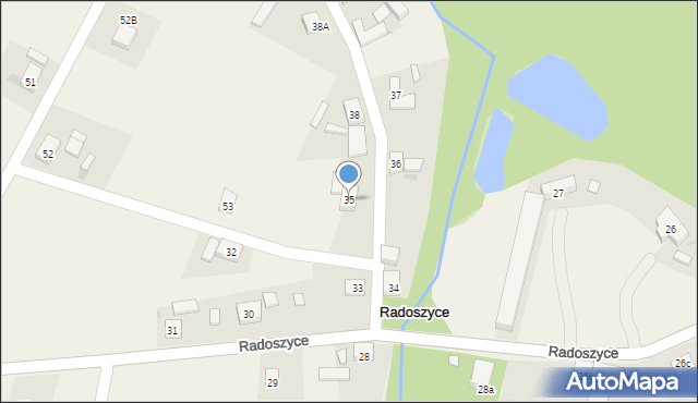 Radoszyce, Radoszyce, 35, mapa Radoszyce