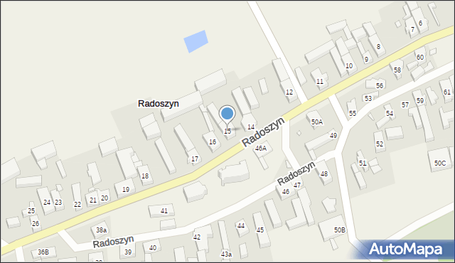 Radoszyn, Radoszyn, 15, mapa Radoszyn