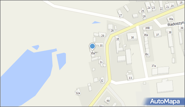 Radoszyn, Radoszyn, 30a, mapa Radoszyn