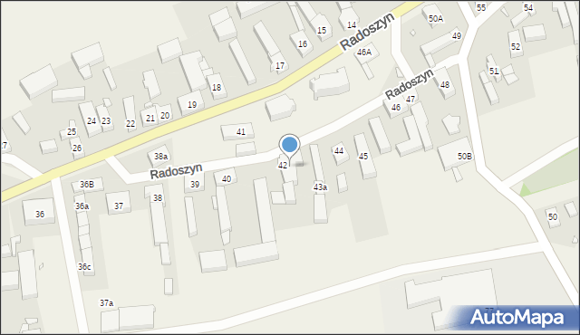 Radoszyn, Radoszyn, 43, mapa Radoszyn