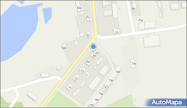 Radoszyn, Radoszyn, 69A, mapa Radoszyn