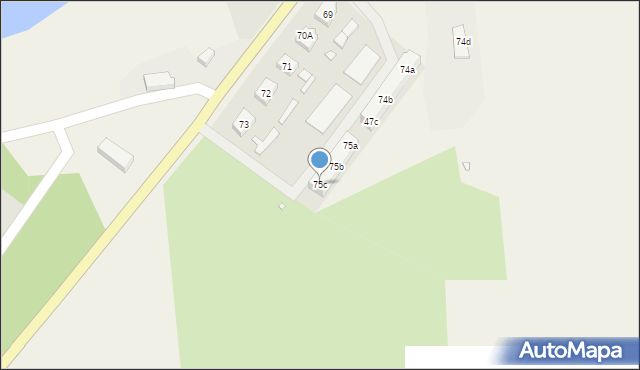 Radoszyn, Radoszyn, 75c, mapa Radoszyn