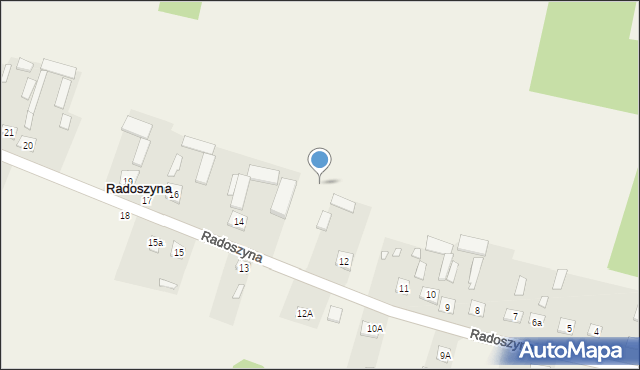 Radoszyna, Radoszyna, 12b, mapa Radoszyna
