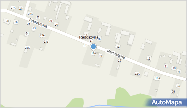 Radoszyna, Radoszyna, 16A, mapa Radoszyna