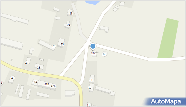 Radów, Radów, 14a, mapa Radów