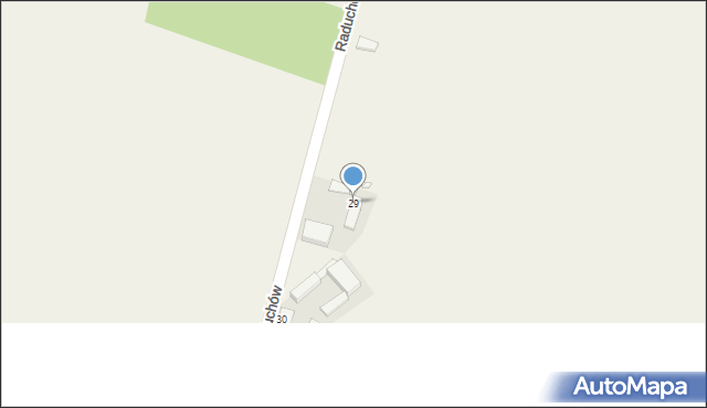 Raduchów, Raduchów, 29, mapa Raduchów