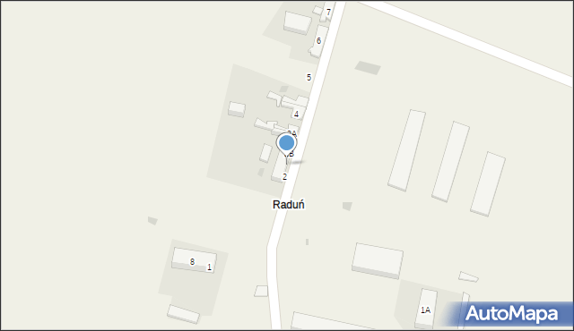 Raduń, Raduń, 2A, mapa Raduń