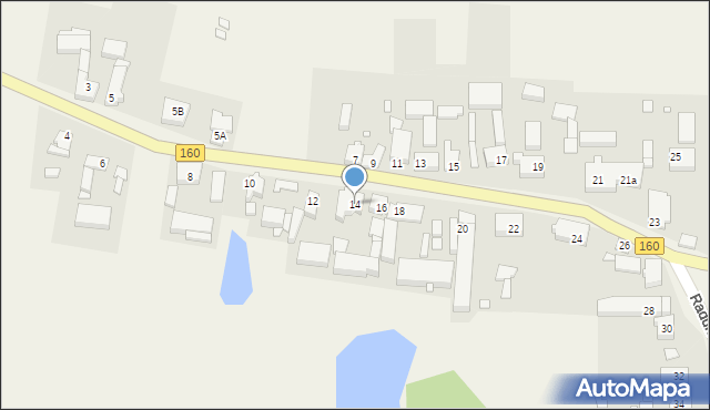 Raduń, Raduń, 14, mapa Raduń