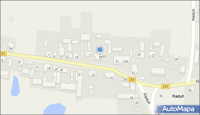 Raduń, Raduń, 19, mapa Raduń