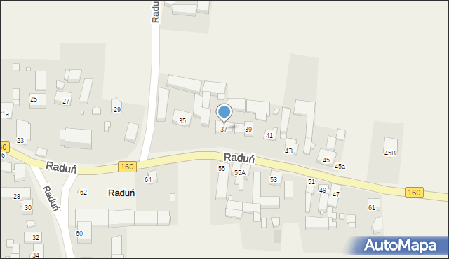 Raduń, Raduń, 37, mapa Raduń