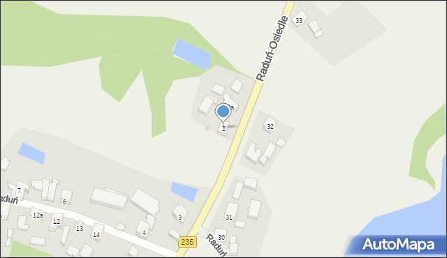 Raduń, Raduń, 2, mapa Raduń