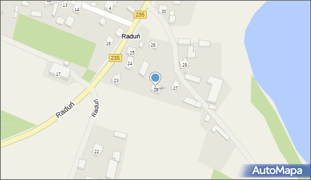 Raduń, Raduń, 28, mapa Raduń