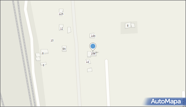 Radunica, Raduńska, 14a, mapa Radunica