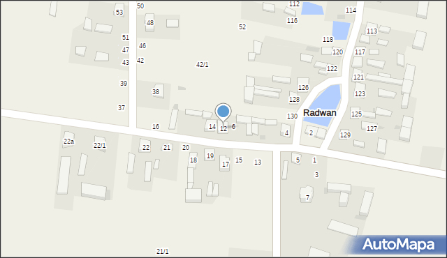 Radwan, Radwan, 12, mapa Radwan