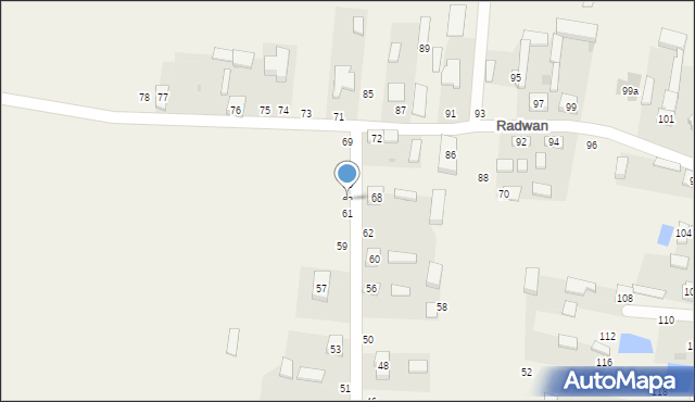 Radwan, Radwan, 63, mapa Radwan