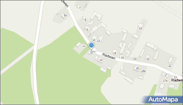Radwan, Radwan, 12, mapa Radwan