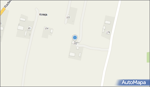 Radwan, Radwan, 102, mapa Radwan