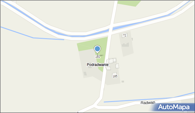 Radwan, Radwan, 191, mapa Radwan