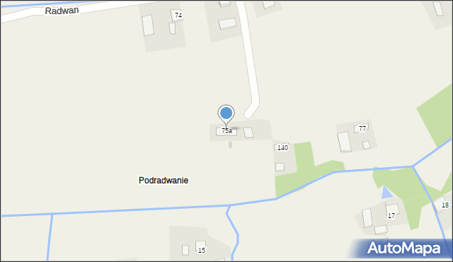 Radwan, Radwan, 75a, mapa Radwan