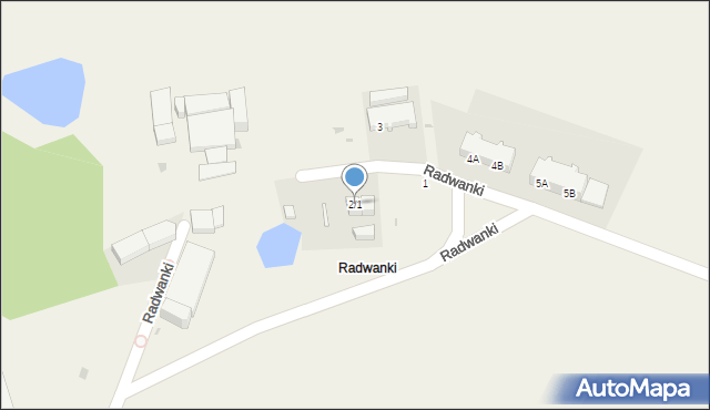 Radwanki, Radwanki, 2/1, mapa Radwanki