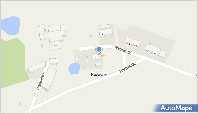 Radwanki, Radwanki, 2/2, mapa Radwanki