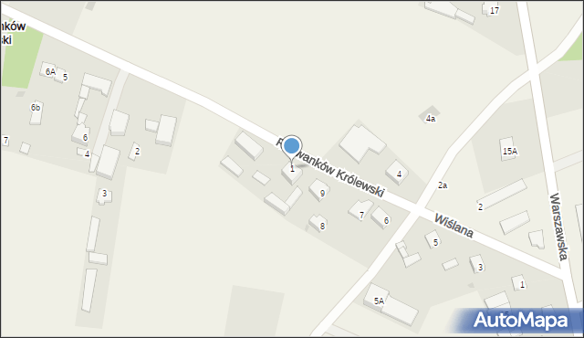 Radwanków Królewski, Radwanków Królewski, 1, mapa Radwanków Królewski