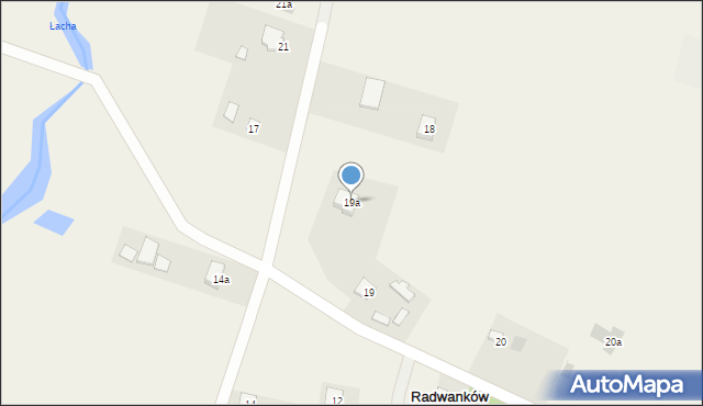 Radwanków Królewski, Radwanków Królewski, 19a, mapa Radwanków Królewski