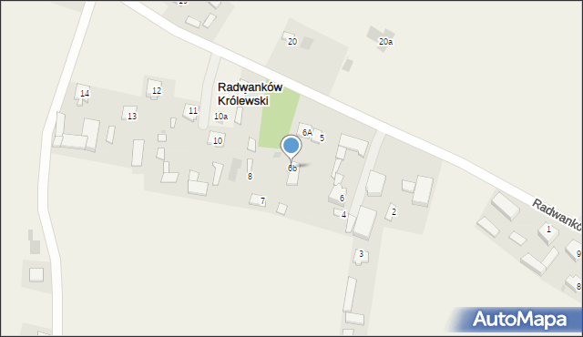 Radwanków Królewski, Radwanków Królewski, 6b, mapa Radwanków Królewski