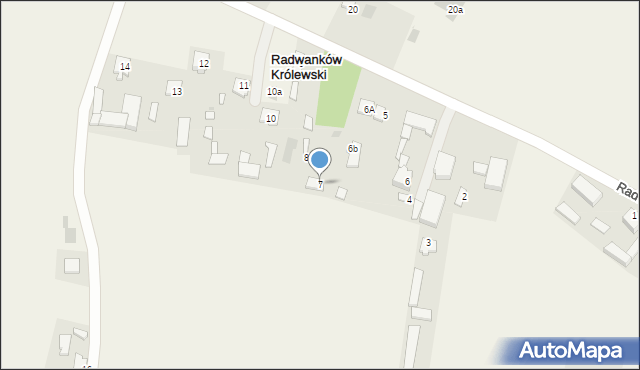 Radwanków Królewski, Radwanków Królewski, 7, mapa Radwanków Królewski