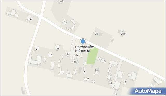 Radwanków Królewski, Radwanków Królewski, 9, mapa Radwanków Królewski