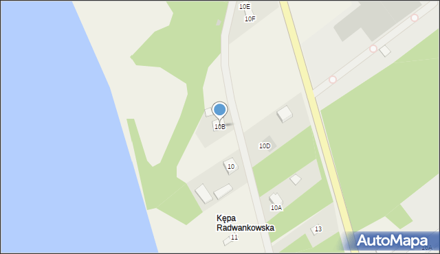 Radwanków Szlachecki, Radwanków Szlachecki, 10B, mapa Radwanków Szlachecki