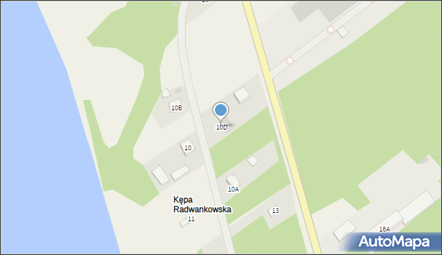 Radwanków Szlachecki, Radwanków Szlachecki, 10D, mapa Radwanków Szlachecki
