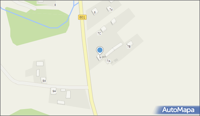 Radwanków Szlachecki, Radwanków Szlachecki, 7, mapa Radwanków Szlachecki