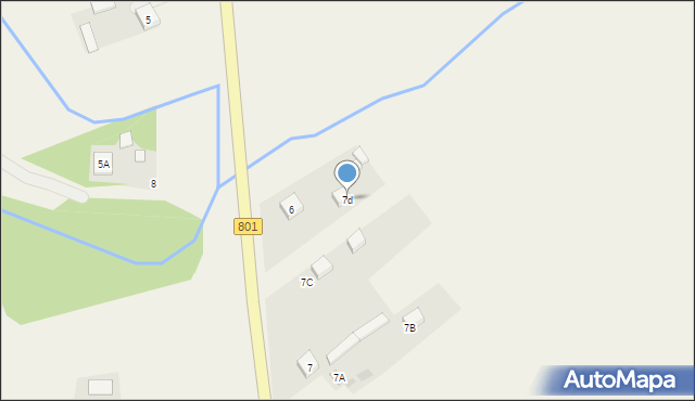 Radwanków Szlachecki, Radwanków Szlachecki, 7d, mapa Radwanków Szlachecki