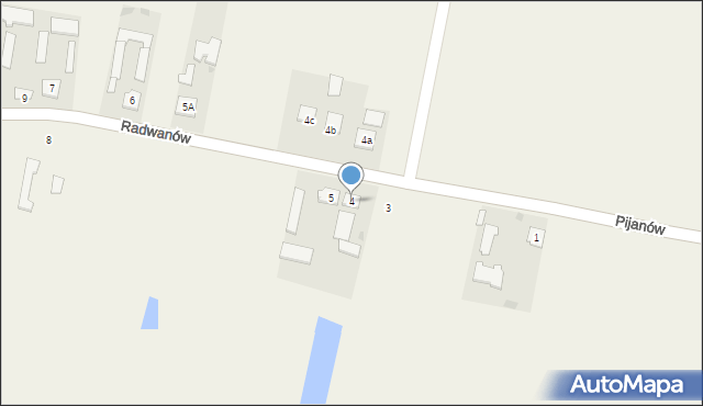 Radwanów, Radwanów, 4, mapa Radwanów